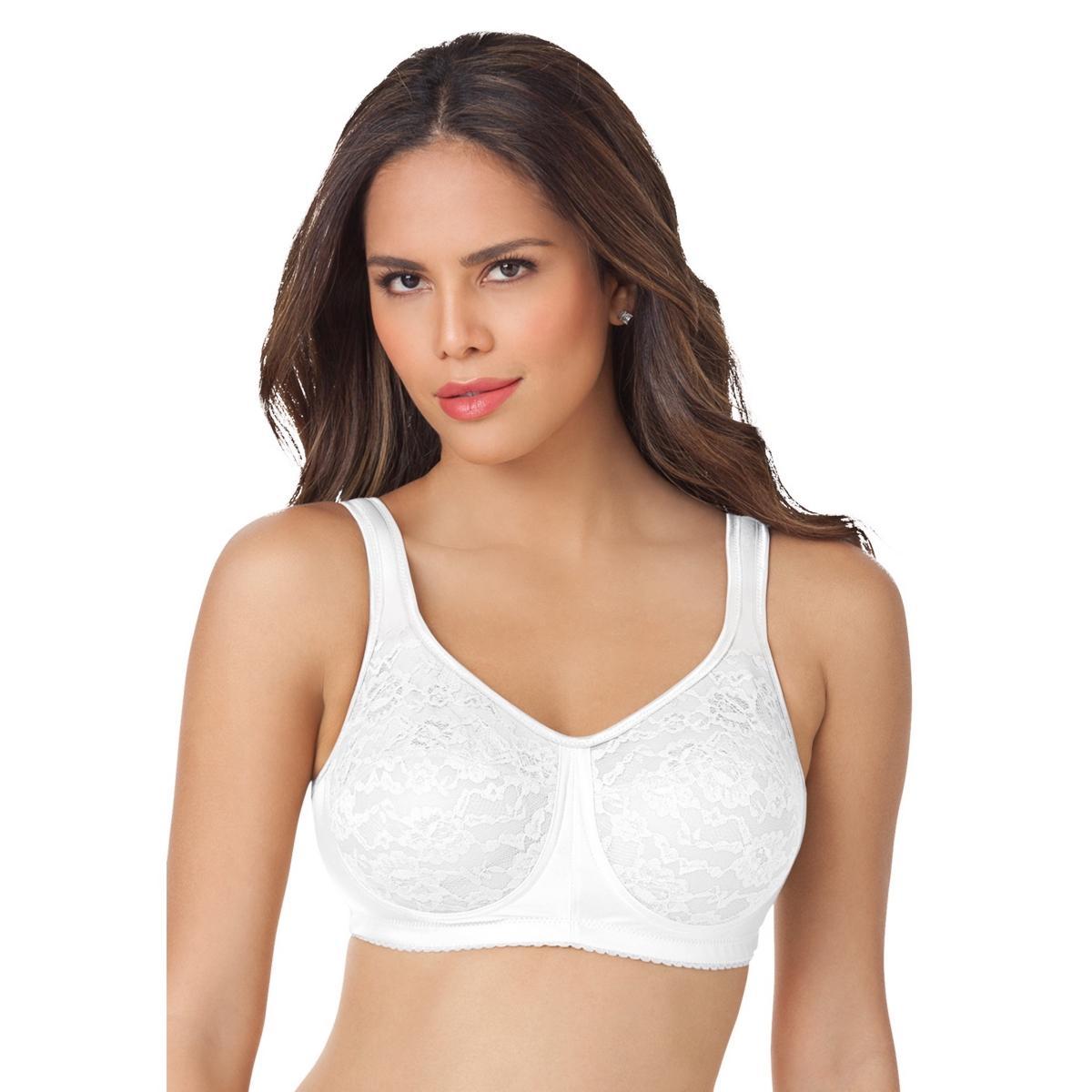 Comfort Choice Womens Easy Enhancer Lace Wireless Bra Product Image