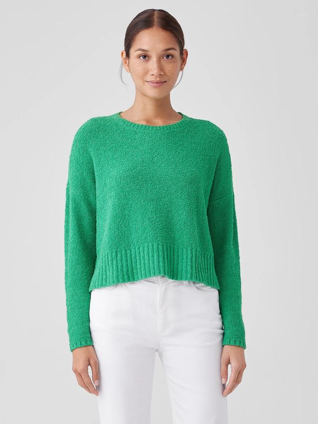 Cotton Fluff Crew Neck Top Product Image