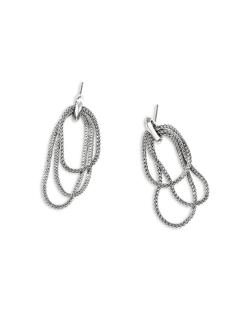 John Hardy Silver Classic Chain Drop Earrings Product Image