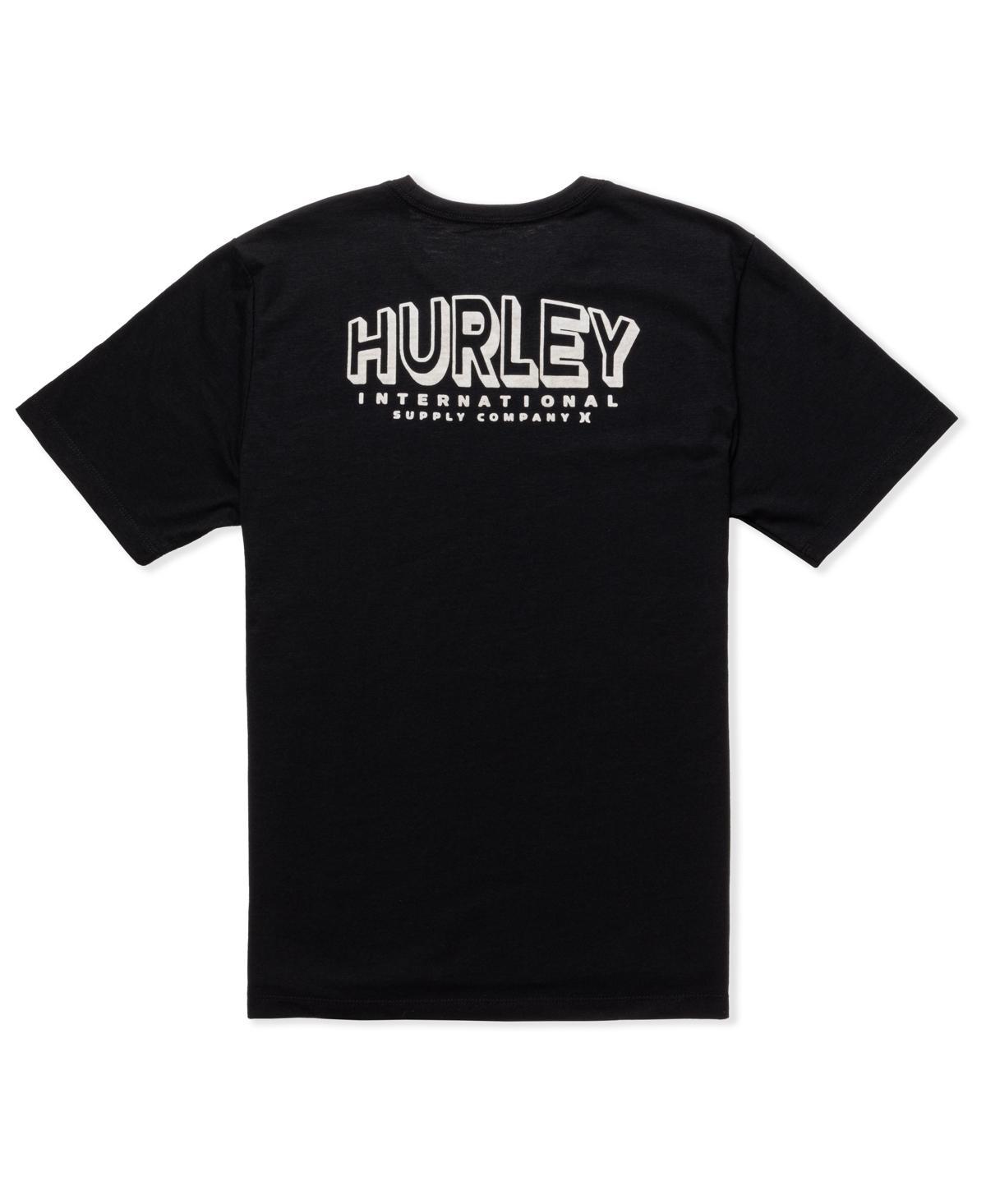 Hurley Mens Everyday H2O-DriTop Arch Slub Short Sleeve T-Shirt Product Image