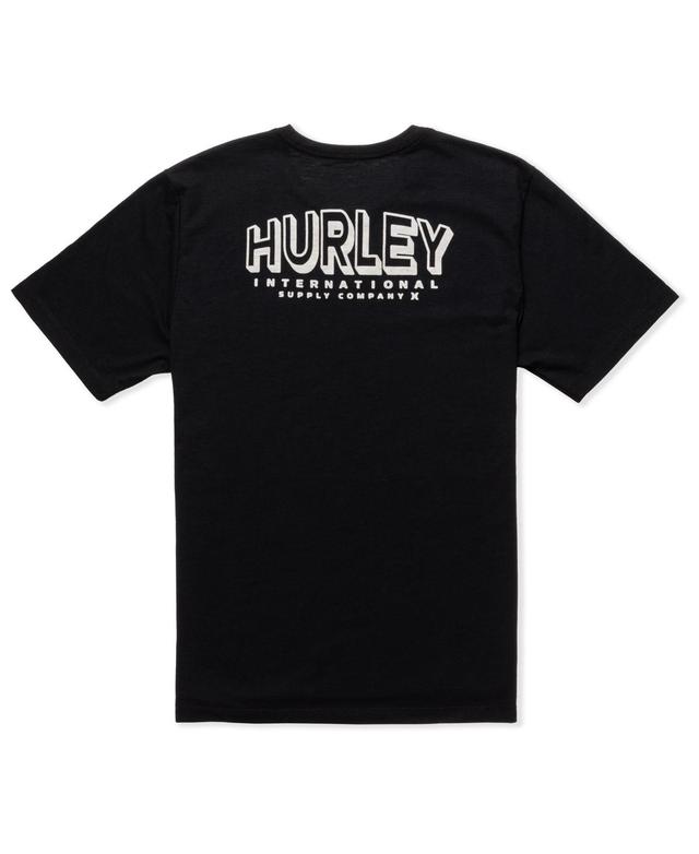 Hurley Mens Everyday H2O-DriTop Arch Slub Short Sleeve T-Shirt Product Image