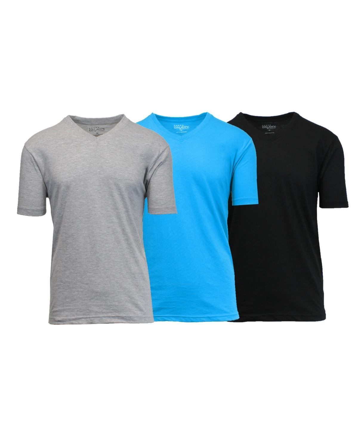 Galaxy By Harvic Mens Short Sleeve V-Neck T-shirt, Pack of 3 Product Image