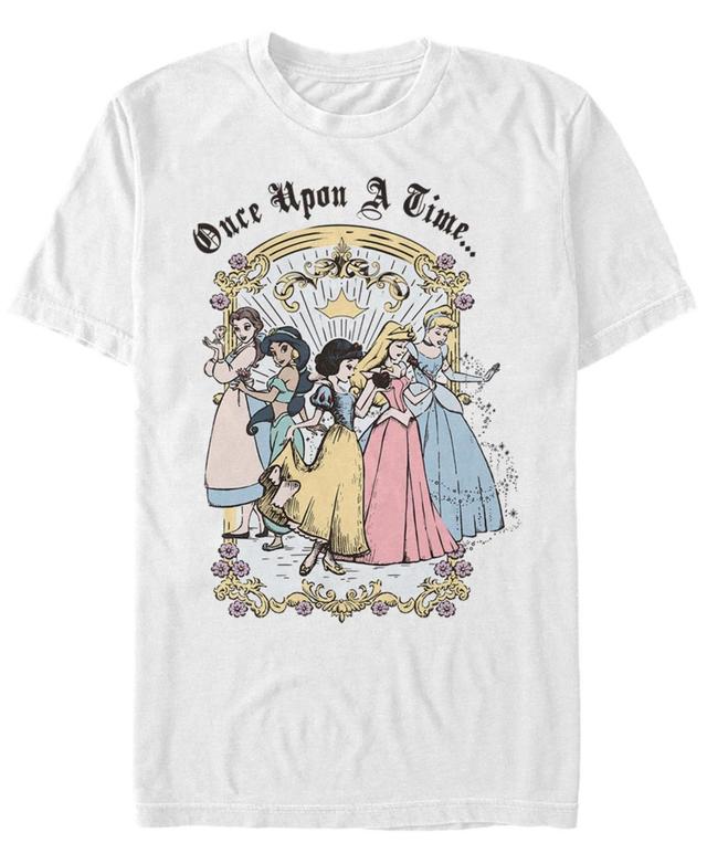 Mens Disney Princess Once Upon A Time Vintage Cartoon Tee Product Image