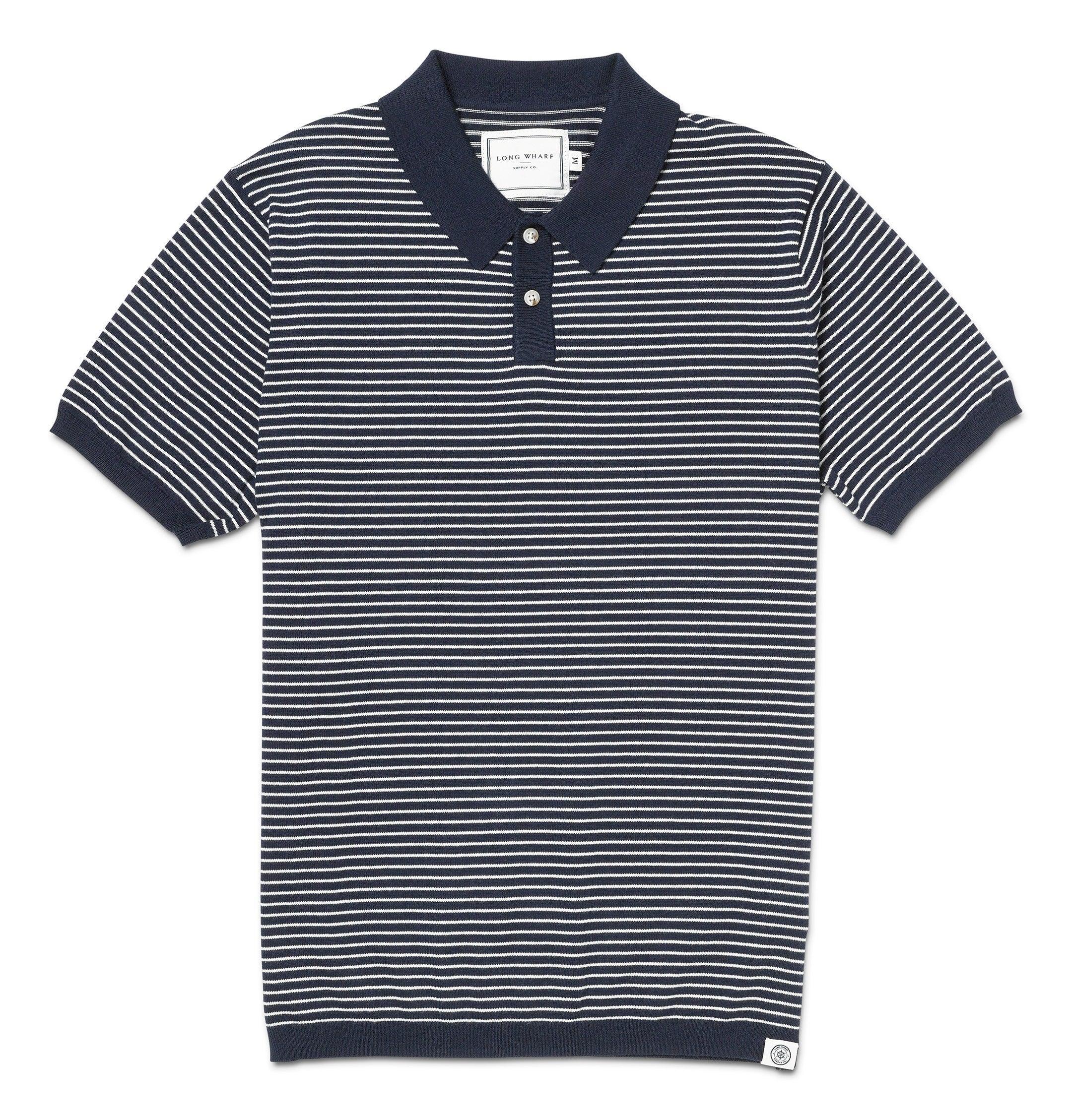 SeaWell™ Striped Knit Polo Male Product Image