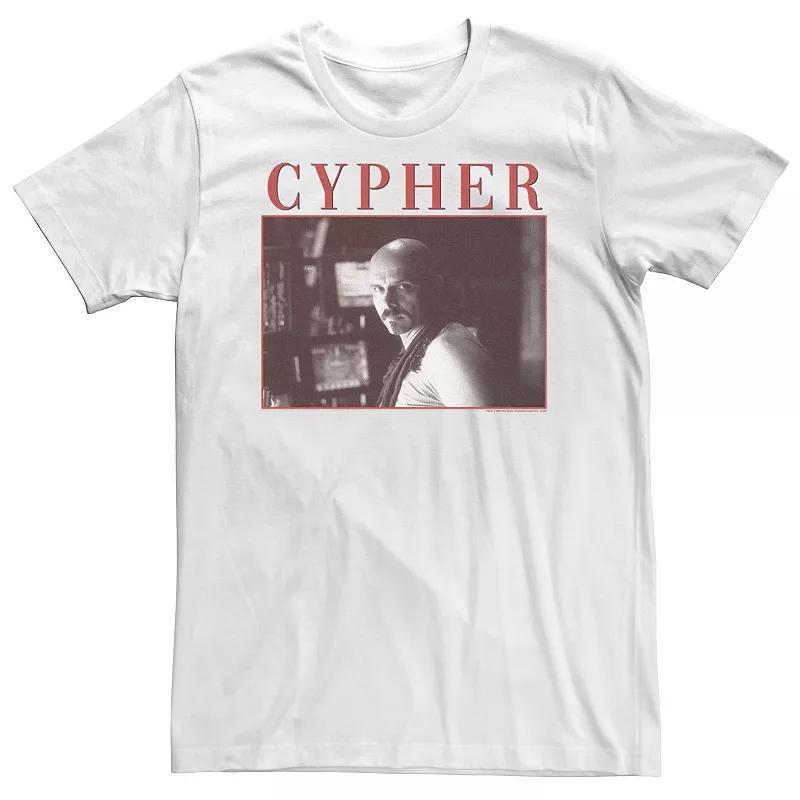 Big & Tall The Matrix Cypher Red Accent Portrait Tee, Mens Product Image