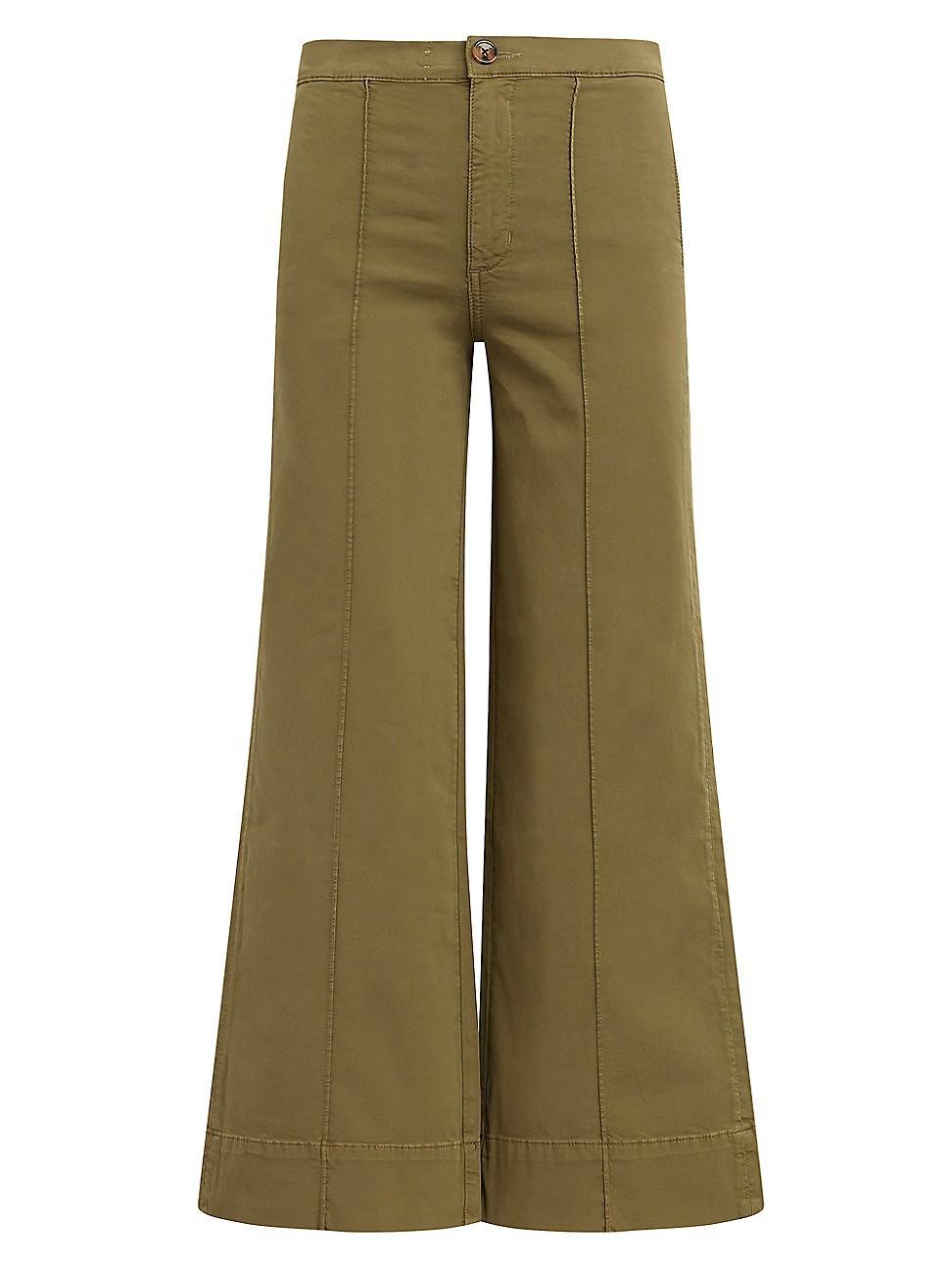 Womens The Madison Wide-Leg Ankle Trousers Product Image