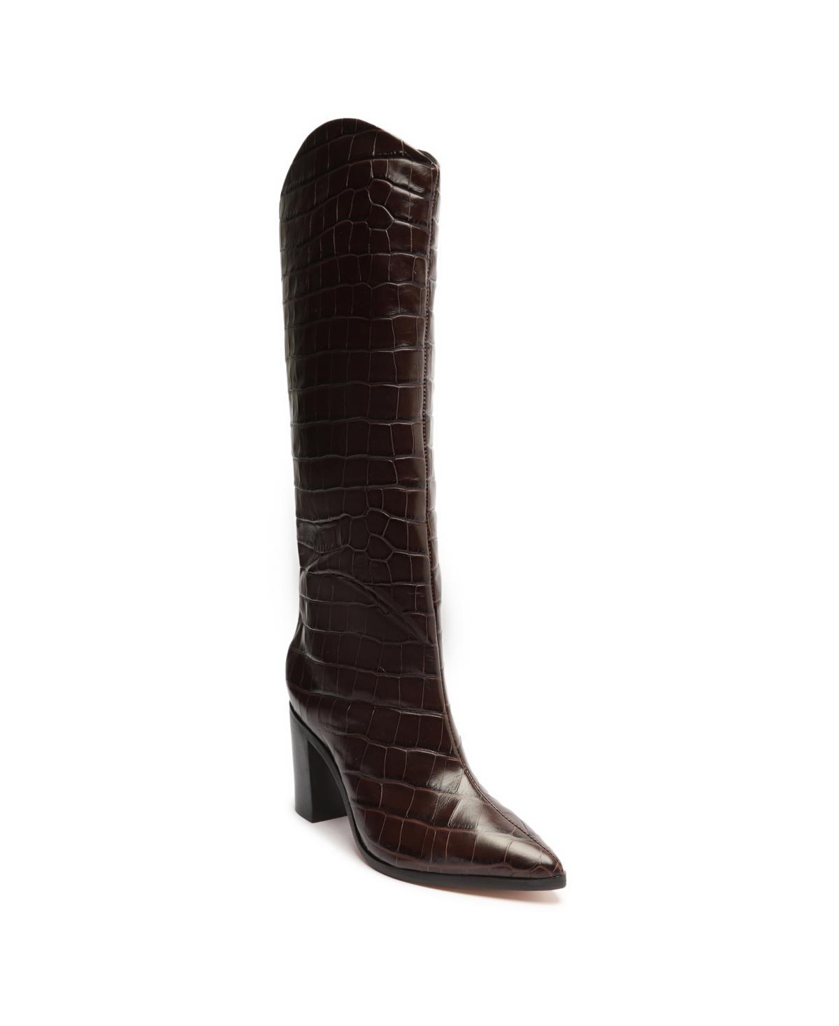 Stuart Weitzman Flare Block Heel Mid Calf Boot Product Image