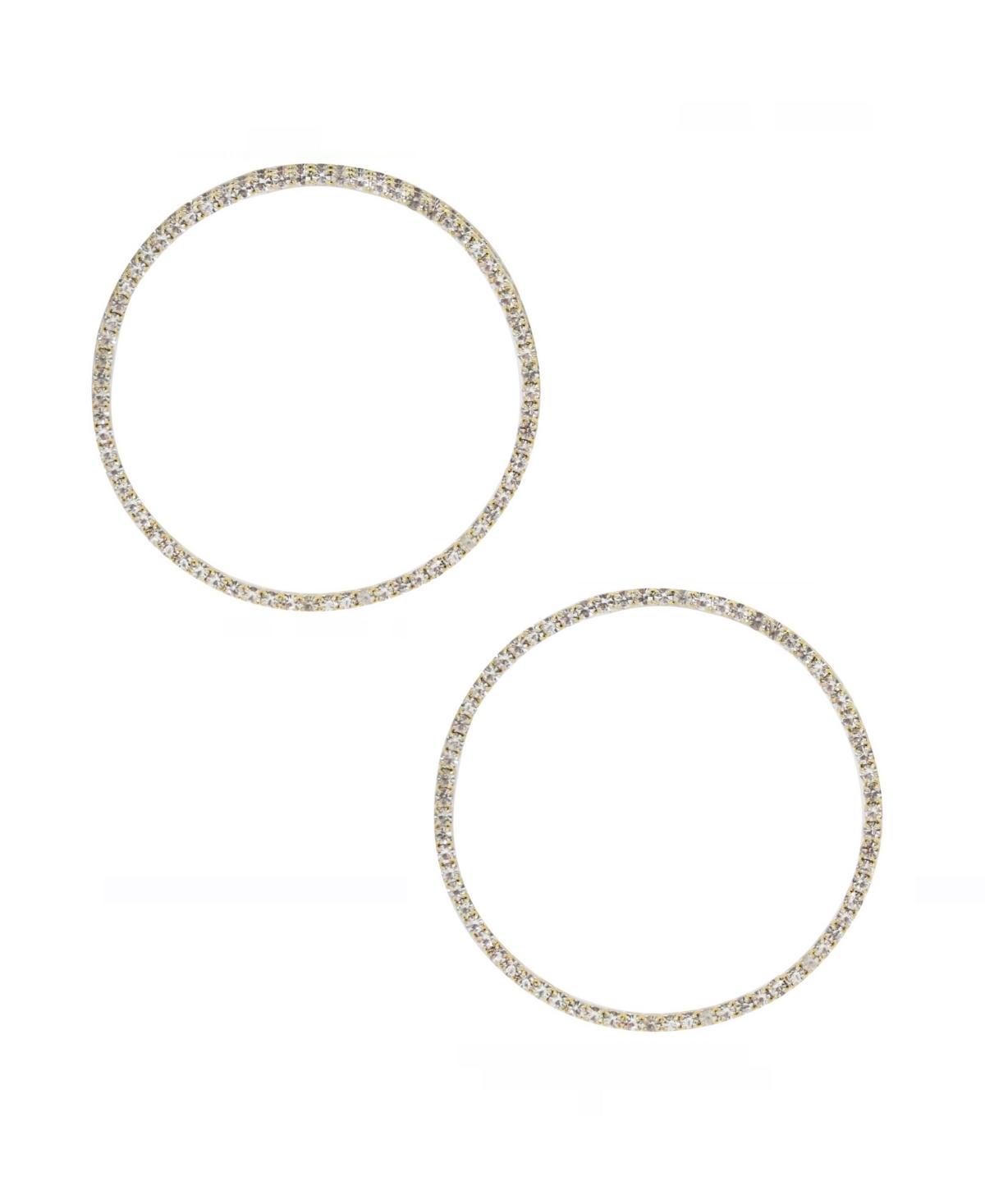 Ettika Perfect Crystal Hoop Earrings Product Image