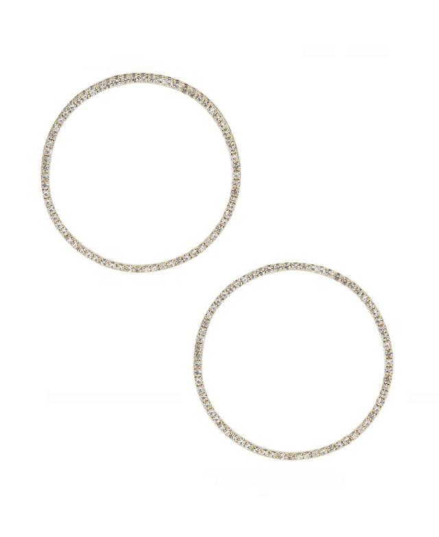 Ettika Crystal Hoop Earrings Product Image