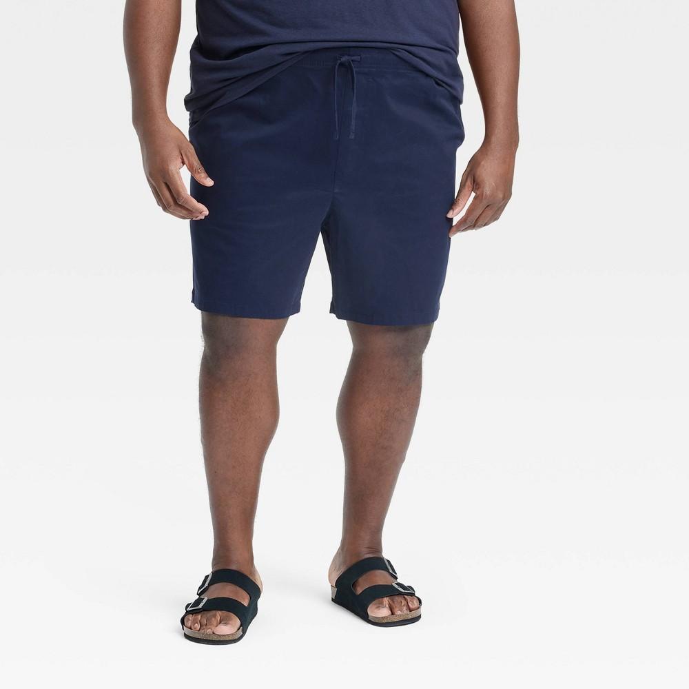 Mens Big & Tall 7 Everyday Pull-On Shorts - Goodfellow & Co Fighter Pilot Blue 5XL Product Image