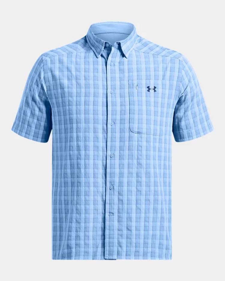 Under Armour® Men's S/S Drift Tide 2.0 Plaid Button Shirt Product Image