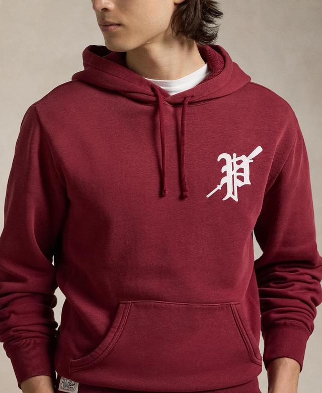 Men's Graphic Fleece Hoodie In Red Carpet Product Image