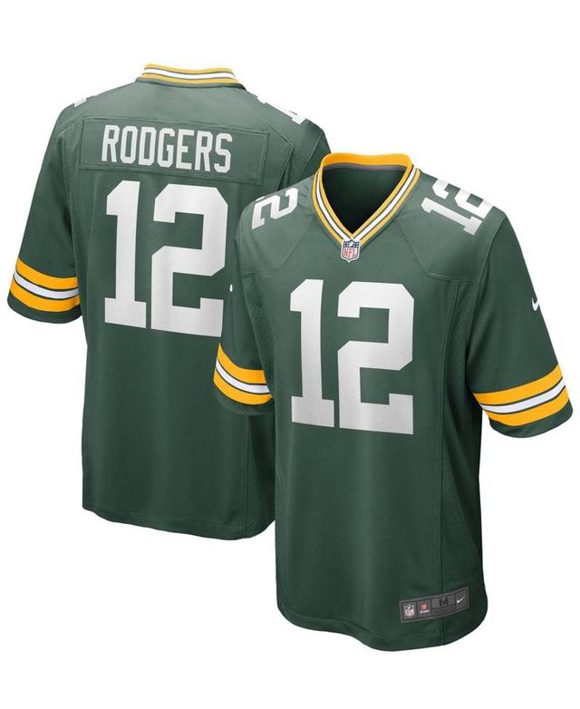 Mens Aaron Rodgers Green Green Bay Packers Game Team Jersey - Green Product Image