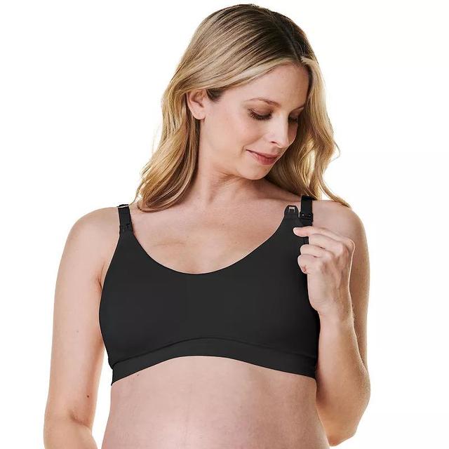 Bravado Designs Wireless Scoopneck Maternity & Nursing Bra 11047BA, Womens Brown Product Image