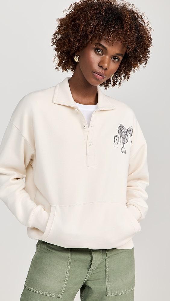 Polo Ralph Lauren Western Button Front Sweatshirt | Shopbop Product Image