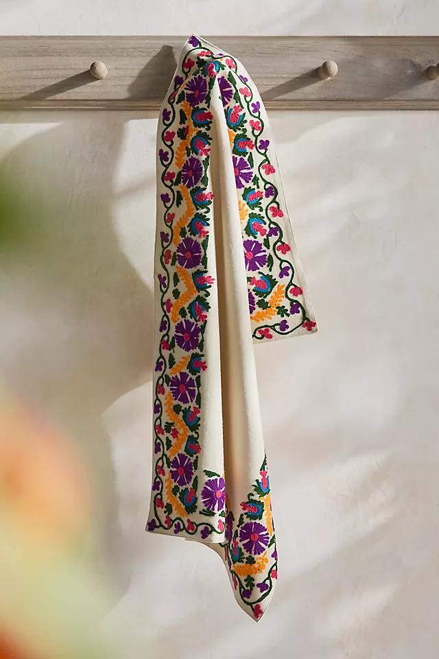 Colorful Crewel Dish Towel Product Image