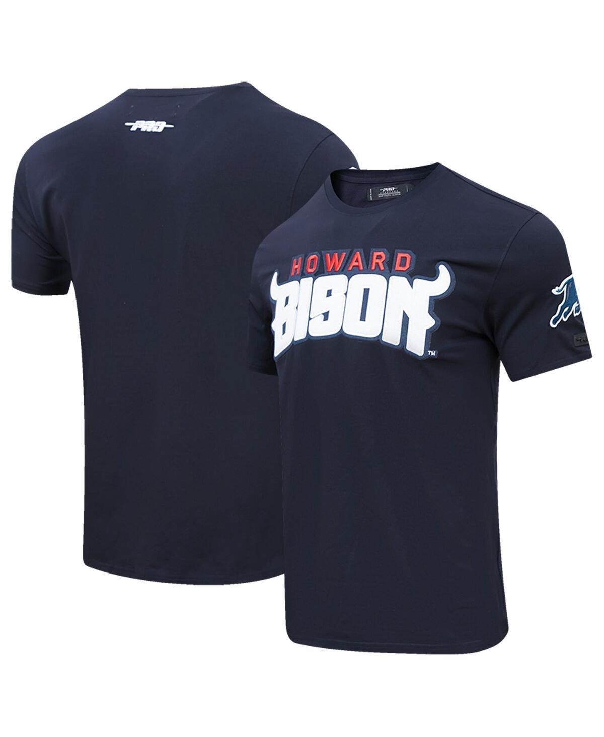 Mens Pro Standard Navy Howard Bison University Classic T-shirt Product Image