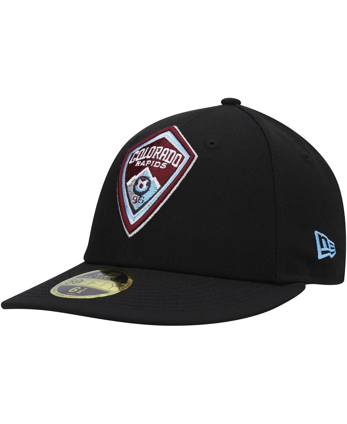 Mens New Era Black Colorado Rapids Primary Logo Low Profile 59FIFTY Fitted Hat Product Image