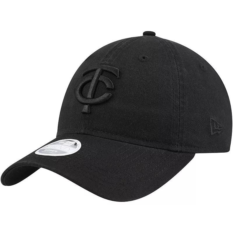 Womens New Era Minnesota Twins Black Core Classic 9TWENTY Adjustable Hat Product Image