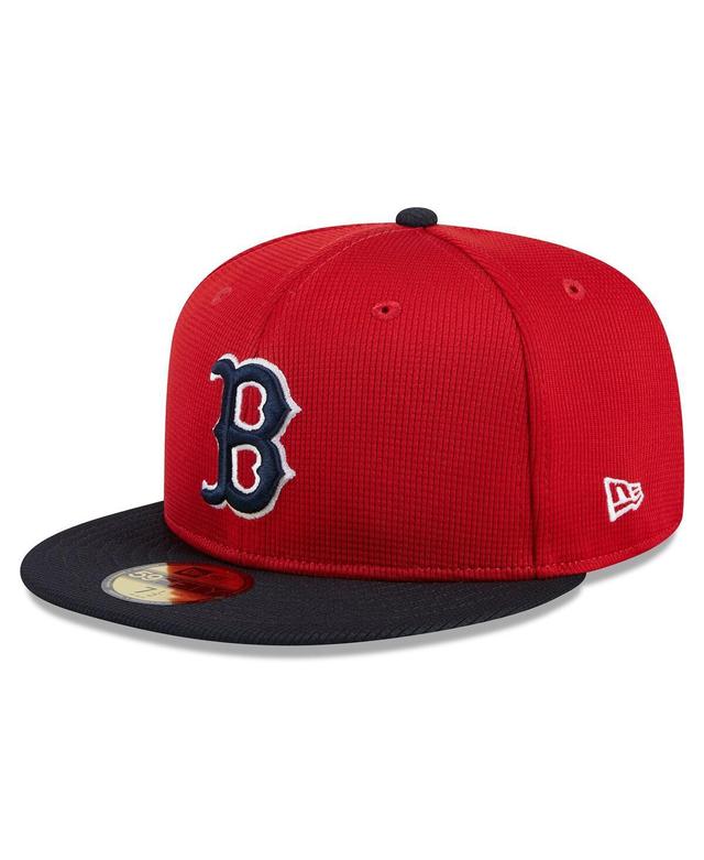 Mens New Era Red Boston Red Sox 2024 Batting Practice 59FIFTY Fitted Hat Product Image