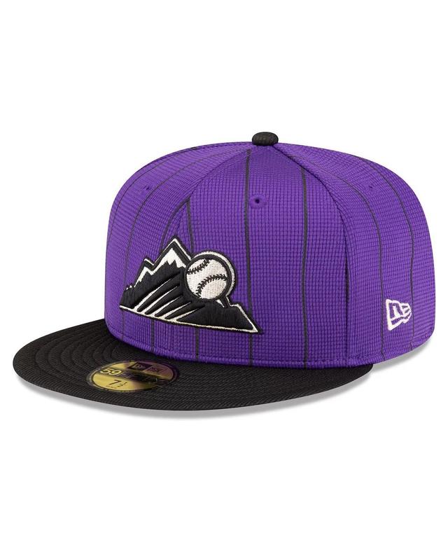 Mens New Era Colorado Rockies 2024 Batting Practice 59FIFTY Fitted Hat Product Image