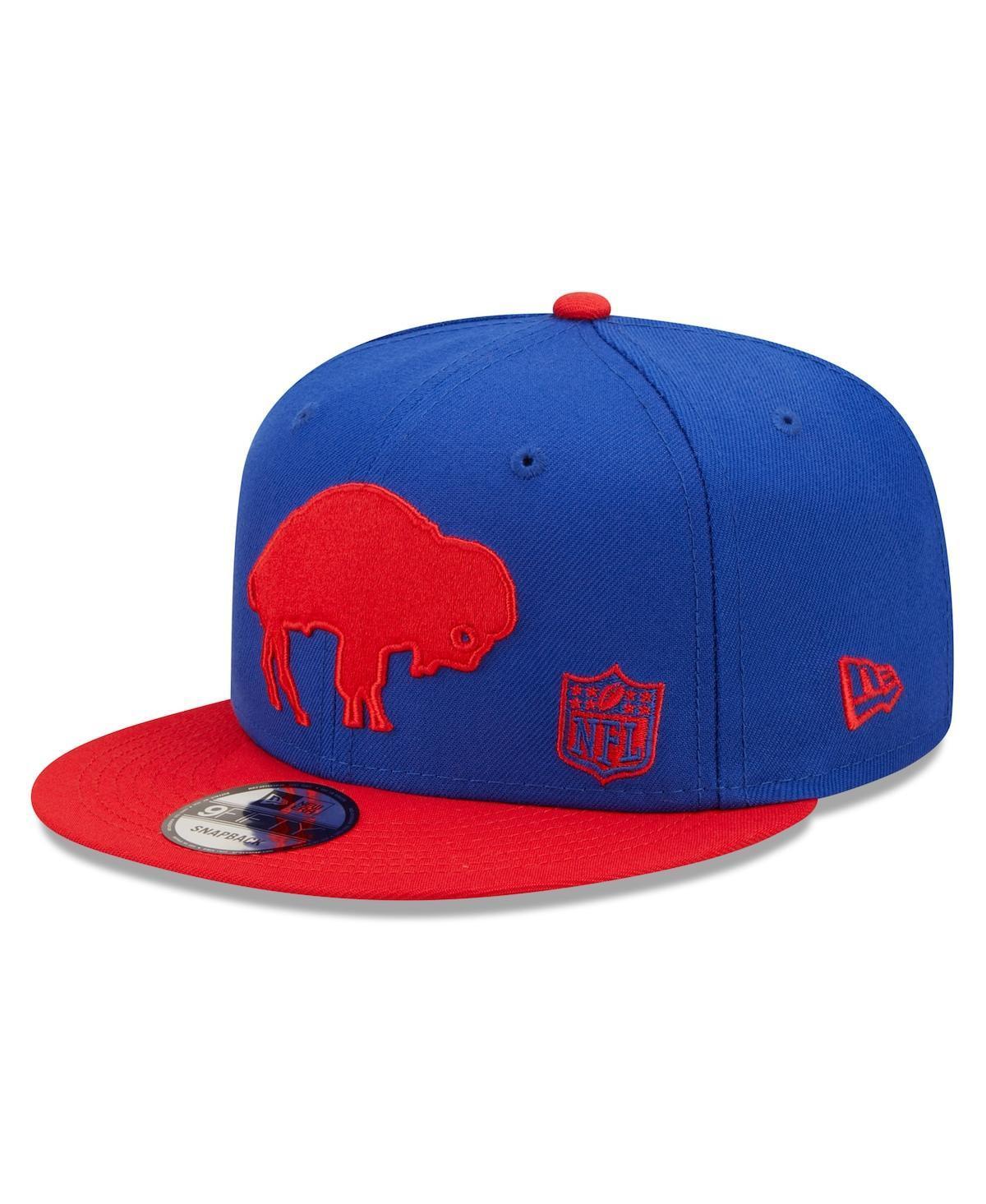 Mens New Era  Royal/Red Buffalo Bills  Flawless 9FIFTY Snapback Hat Product Image