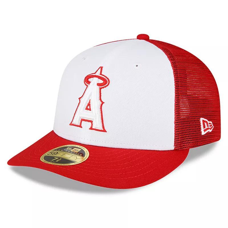 Mens New Era /Red Los Angeles Angels 2023 On-Field Batting Practice Low Profile 59FIFTY Fitted Hat Product Image