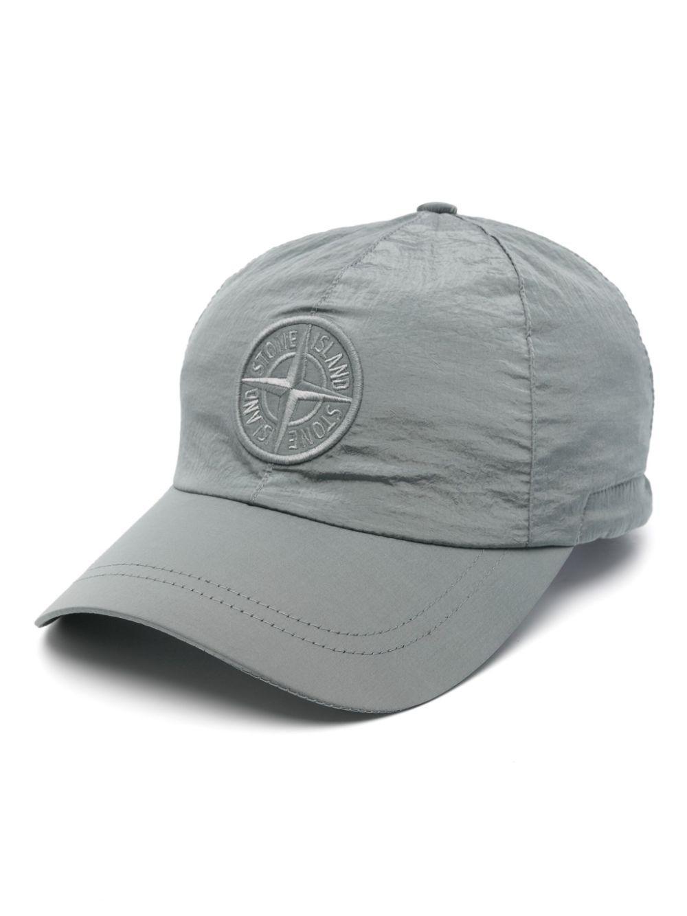 STONE ISLAND Compass-patch Cap In Blue Product Image