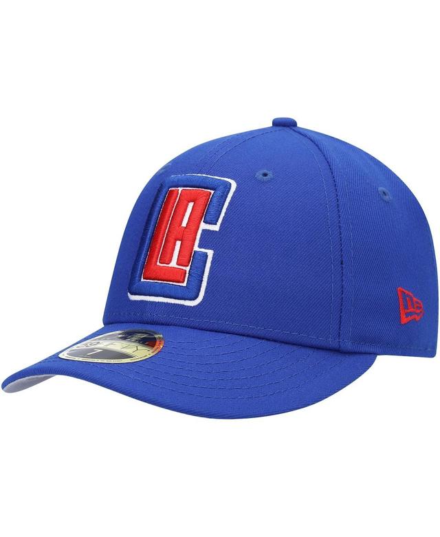 Mens New Era Royal LA Clippers Team Low Profile 59FIFTY Fitted Hat Product Image