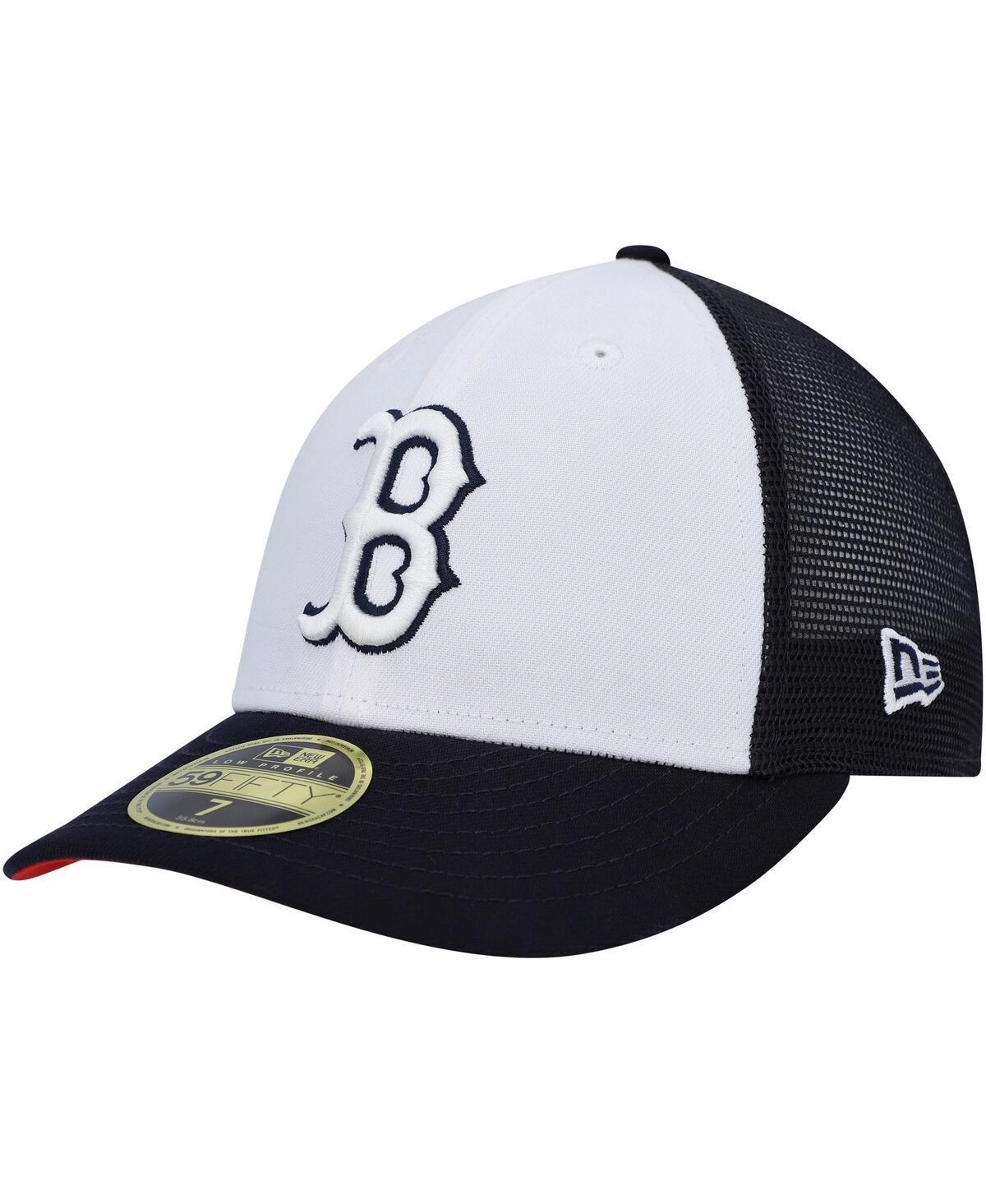 Mens New Era White Boston Red Sox 2023 On-Field Batting Practice Low Profile 59FIFTY Fitted Hat - White Product Image