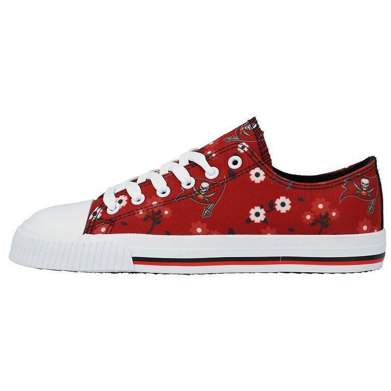 Womens FOCO Tampa Bay Buccaneers Flower Canvas Allover Shoes Product Image