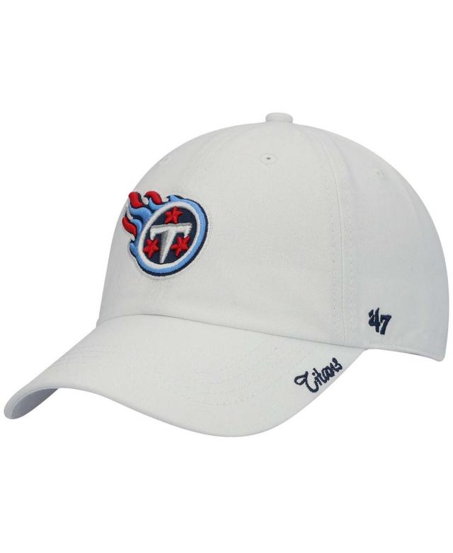 Womens White Tennessee Titans Team Miata Clean Up Adjustable Hat Product Image