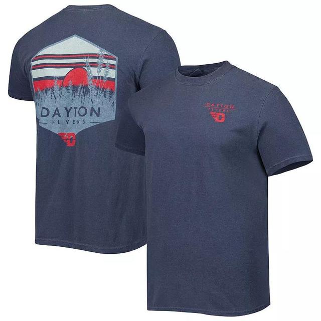 Mens Navy Dayton Flyers Landscape Shield T-Shirt Day Blue Product Image