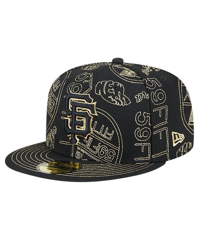 New Era Mens San Francisco Giants 59FIFTY Day Allover Fitted Hat Product Image