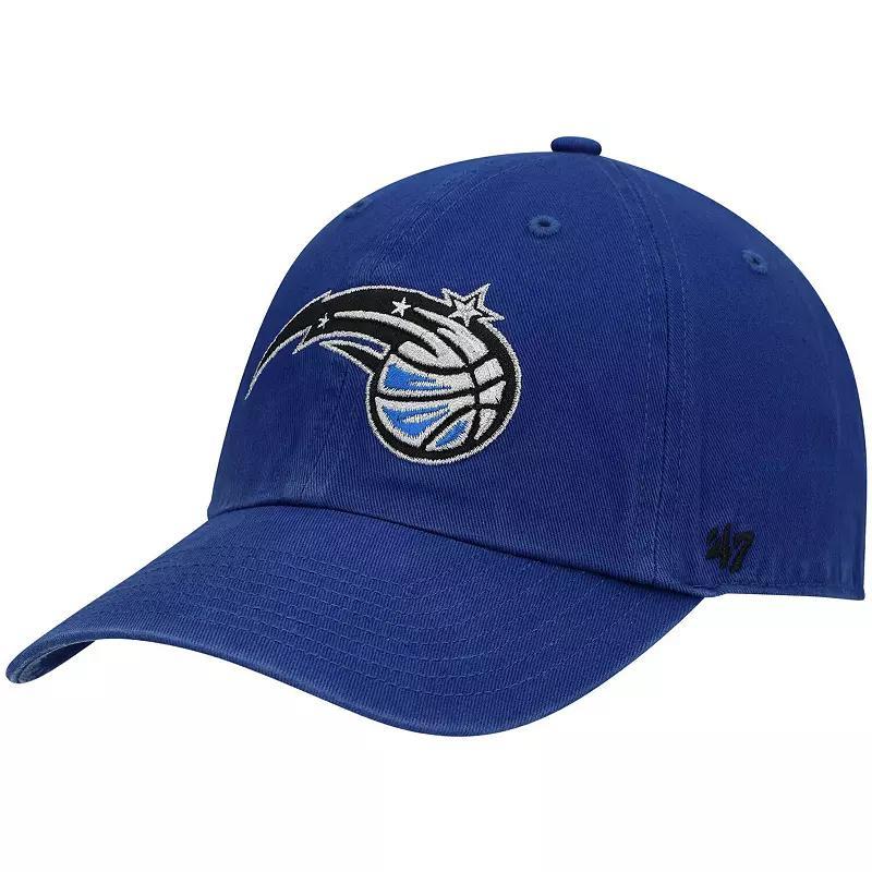 Mens 47 Blue Orlando Magic Logo Clean Up Adjustable Hat Product Image