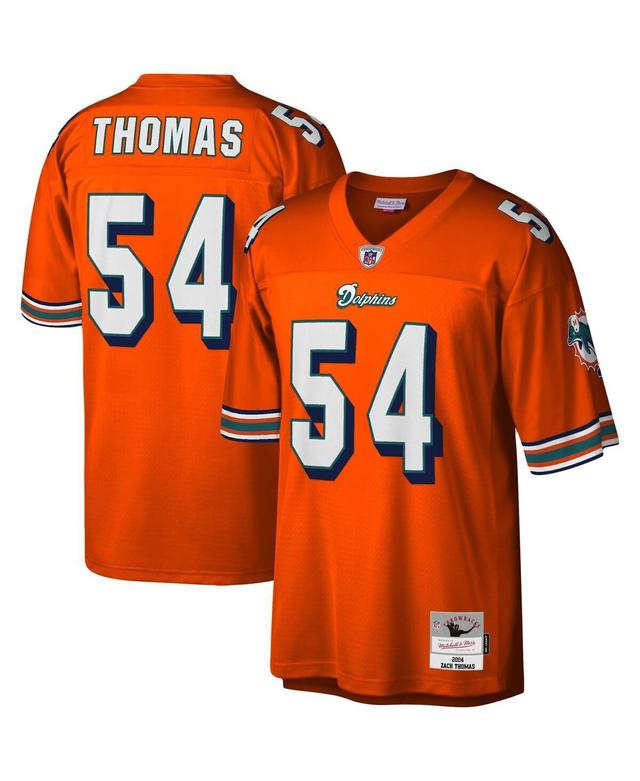 Mens Zach Thomas Orange Miami Dolphins Legacy Replica Jersey - Orange Product Image