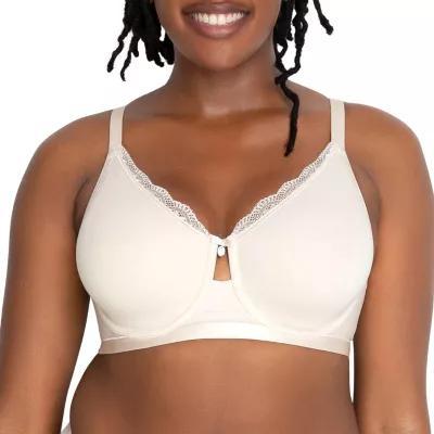 Curvy Couture Cotton Luxe Unlined Underwire Bra- 1291 Product Image