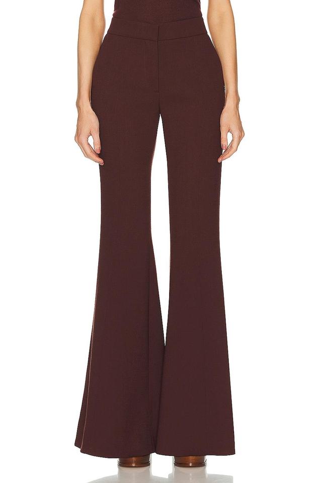 Gabriela Hearst Desmond Pant in Burgundy Product Image