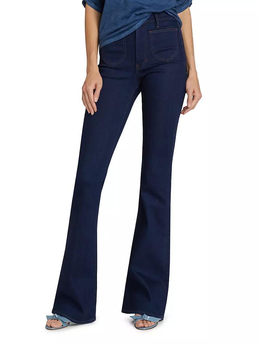 Beverly High-Rise Stretch Flare Jeans Product Image