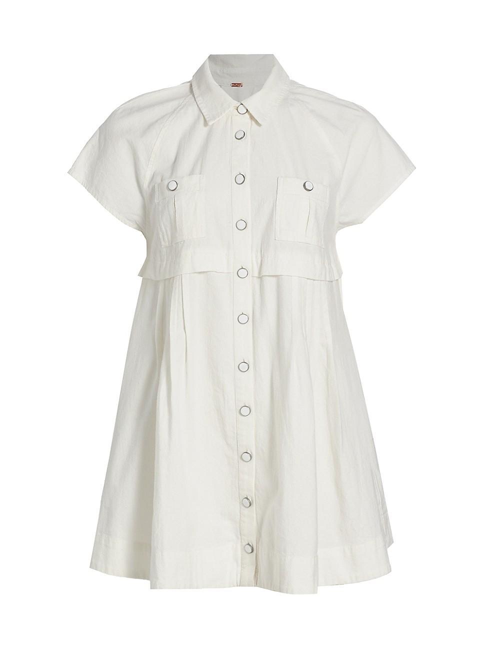 Womens Ronnie Poplin Minidress Product Image