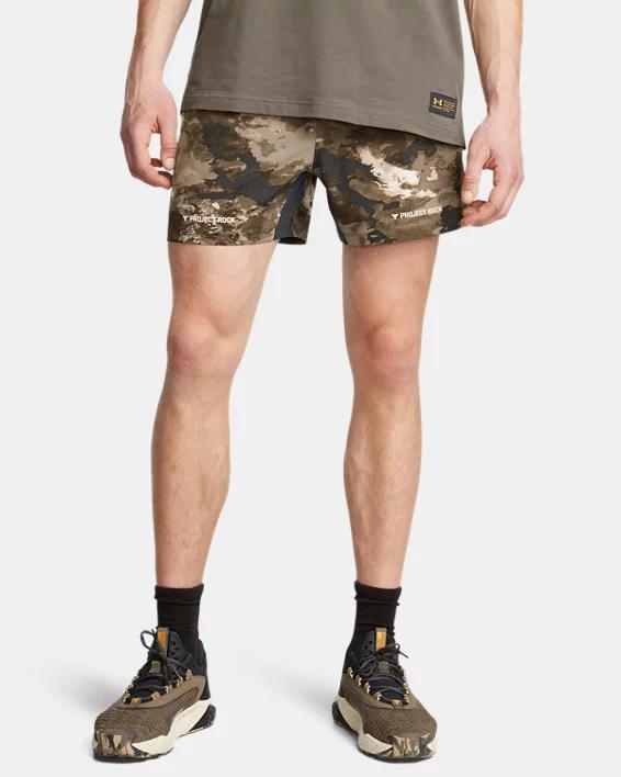 Mens Project Rock Ultimate 5 Training Printed Shorts Product Image