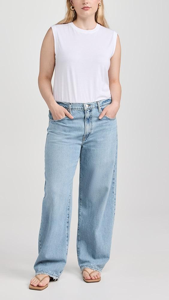 FRAME Low Slung Barrel Jeans | Shopbop Product Image