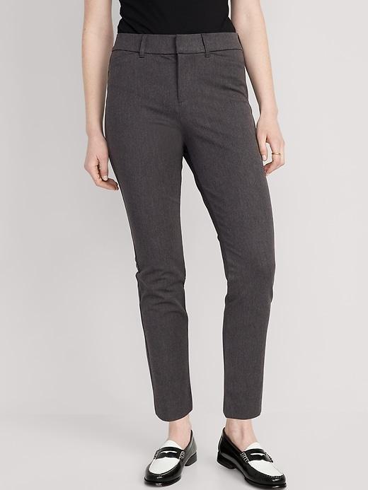 High-Waisted Pixie Skinny Ankle Pants Product Image