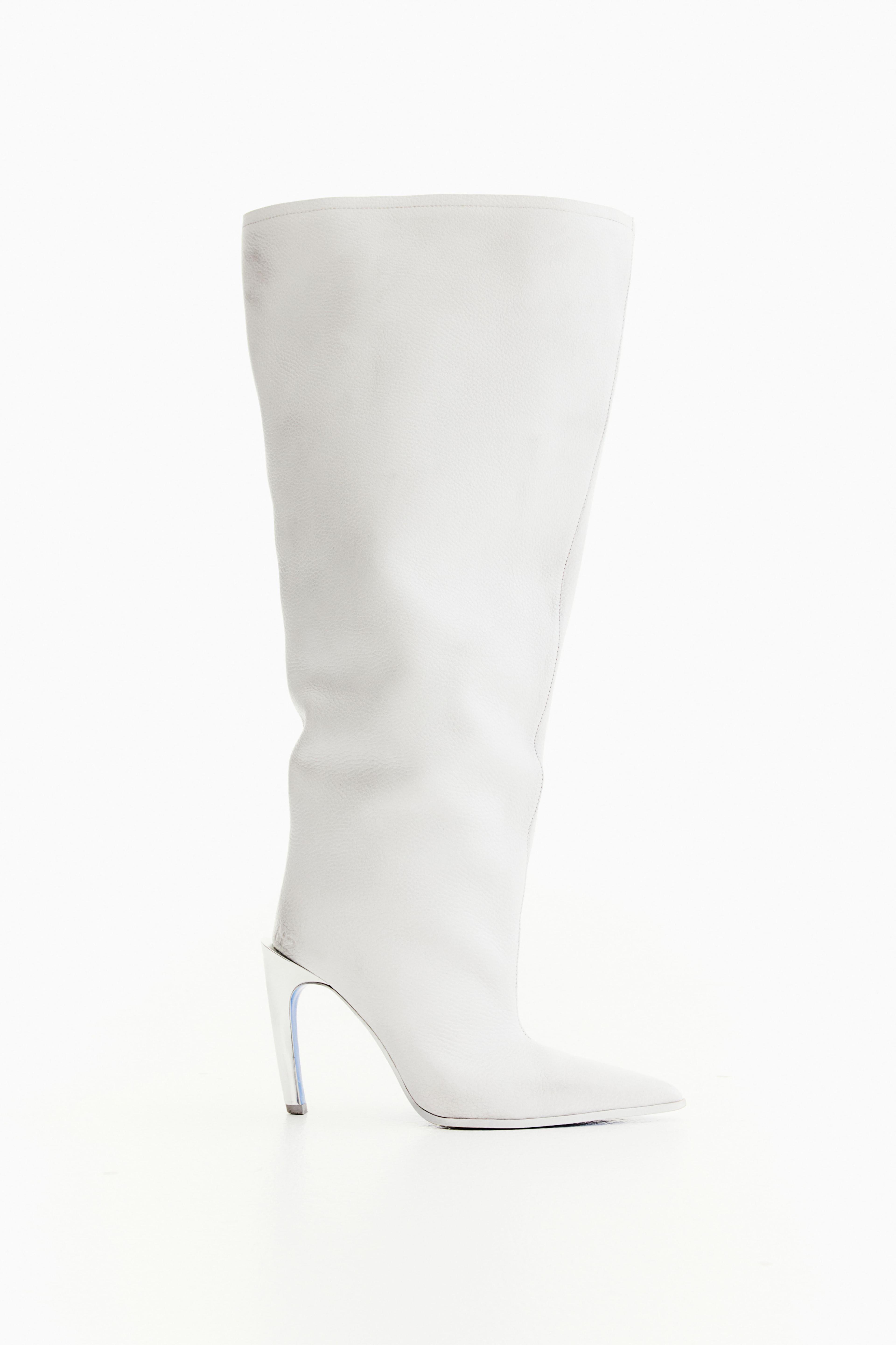 Oversized Leather Boots product image