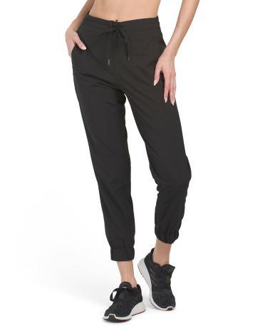 Woven Pants With Drawstring Waist for Women Product Image