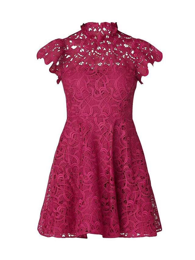 Womens Everlie Guipure Lace Minidress Product Image