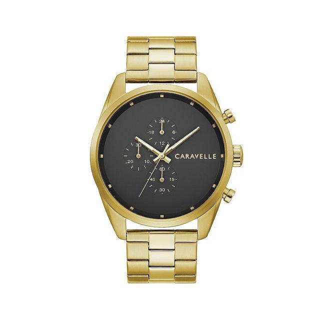 Caravelle by Bulova Mens Stainless Steel Chronograph Watch - 44A113 Gold Tone Product Image