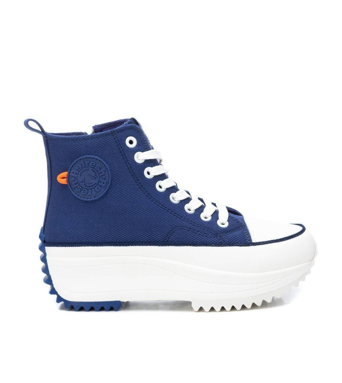 Xti Womens Canvas High-Top Sneakers By Product Image