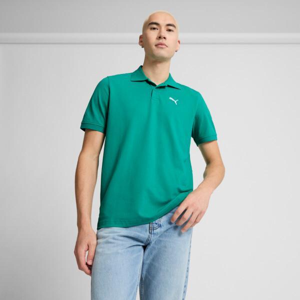 PUMA Essential Pique Men's Polo Shirt Product Image