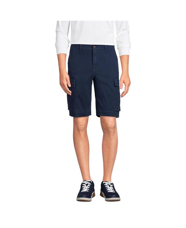 Mens Lands End Comfort First Knockabout Cargo Shorts Radiant Blue Product Image